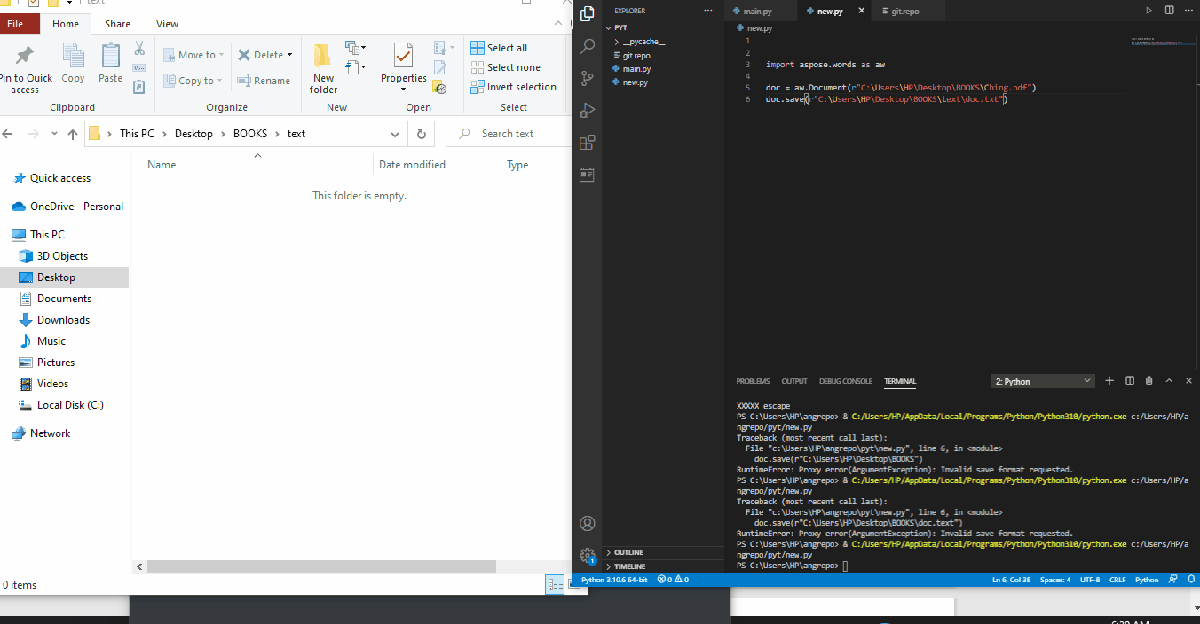 convert pdf to text python pdfminer